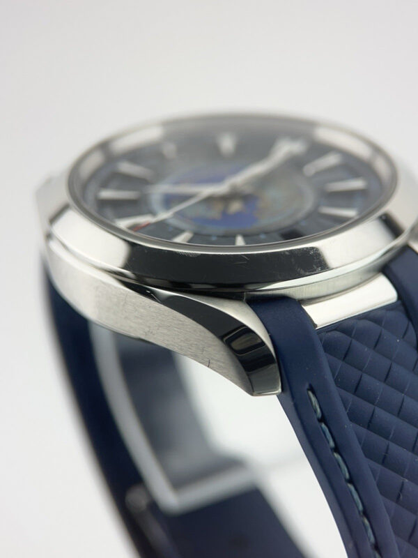 Omega Seamaster Aqua Terra Worldtimer Steel Blue Dial 43mm 220.12.43.22.03.001