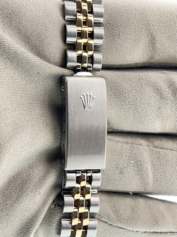 Rolex Datejust Tiffany Dial Gold Steel Champagne Dial 26mm Automatic Watch 6917