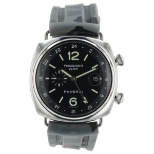Panerai Radiomir Stainless Steel Black Dial 45mm Automatic Mens Watch PAM00242