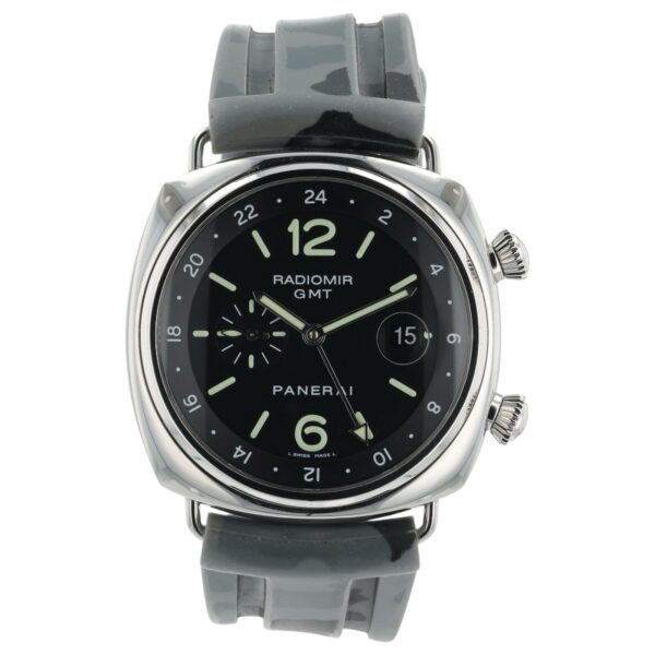 57_e8316d5e-a9ca-452e-9345-b32bec827e3b Panerai Radiomir Stainless Steel Black Dial 45mm Automatic Mens Watch PAM00242