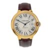 Cartier Ballon Bleu 18k Yellow Gold Silver Dial 42mm Automatic Mens W6900551