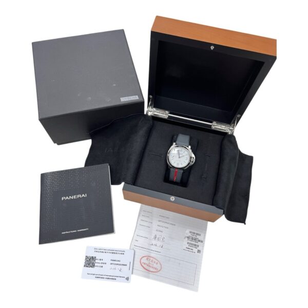 57_ef131b74-d69c-48a6-ac36-6328132c31f9 Panerai Luna Rossa White Dial Stainless Steel 42mm Men’s Manual Wind PAM01342