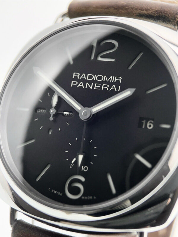 57_f0a923f2-2b30-4a08-8a38-d027cb80c8fa Panerai Radiomir 10 Days GMT Steel Black Dial 47mm Automatic Watch PAM00323
