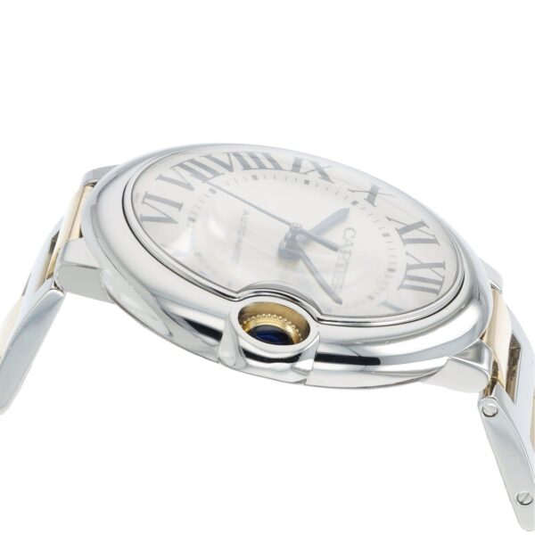 Cartier Ballon Bleu Silver Dial Gold & Steel 42mm Automatic Men’s Watch W69009Z3
