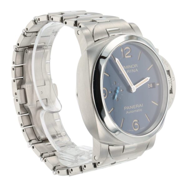 Panerai Luminor Marina Stainless Steel Blue Dial 44mm Automatic Mens PAM01058