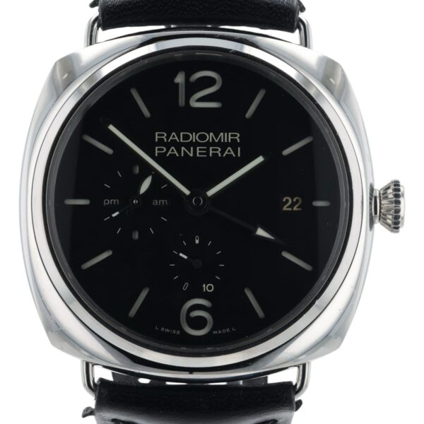 57_fa38f0dd-7f26-4293-8298-c9d88ad4f766 Panerai Radiomir 10 Days GMT Acciaio Black Dial Steel 47mm Automatic PAM00323