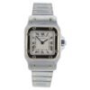 57_fb3dd772-45a3-426d-8757-37803620bcbc Cartier Santos Gold & Steel Silver Dial 24mm Quartz Women’s Watch 1057930