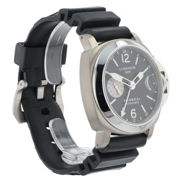 57_fcf66570-05a3-4d01-b41a-6c918577cebd Panerai Luminor GMT Titanium Black Dial 44mm Automatic Movement Men’s PAM00161
