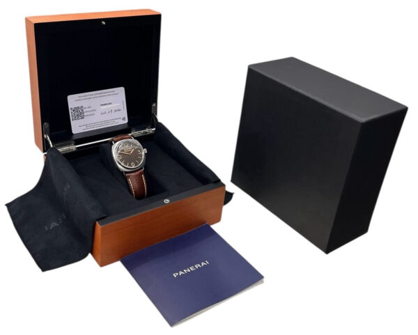 57_fe54f1e0-111a-4c49-af9e-69fcb292c401 Panerai Radiomir Eilean Stainless Steel Brown Dial 45mm Manual Mens PAM01243